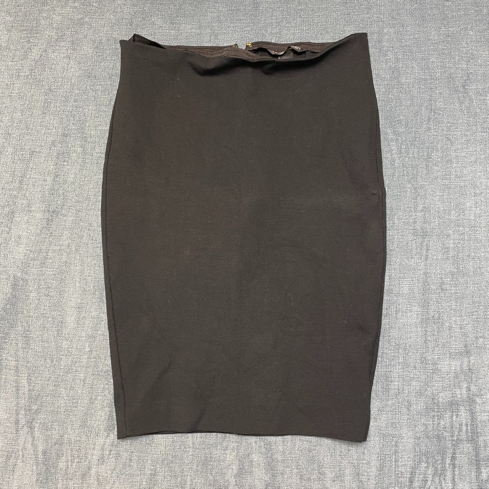 Victoria's Secret Pencil Skirt Womens 6 Black Knee Length Office Back Zipper